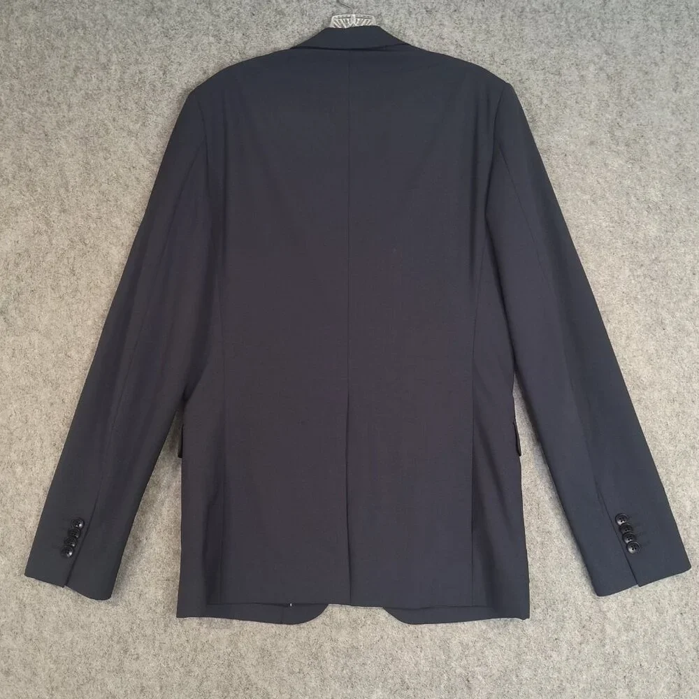 Theory Men's Blazer Suite Jacket Navy Blue Sz 36 Reg Wool Chambers Stretch $595 - Picture 9 of 14